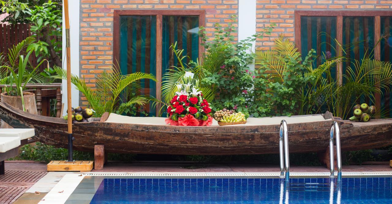 Malu Khmer Villa Siem Reap Extérieur photo
