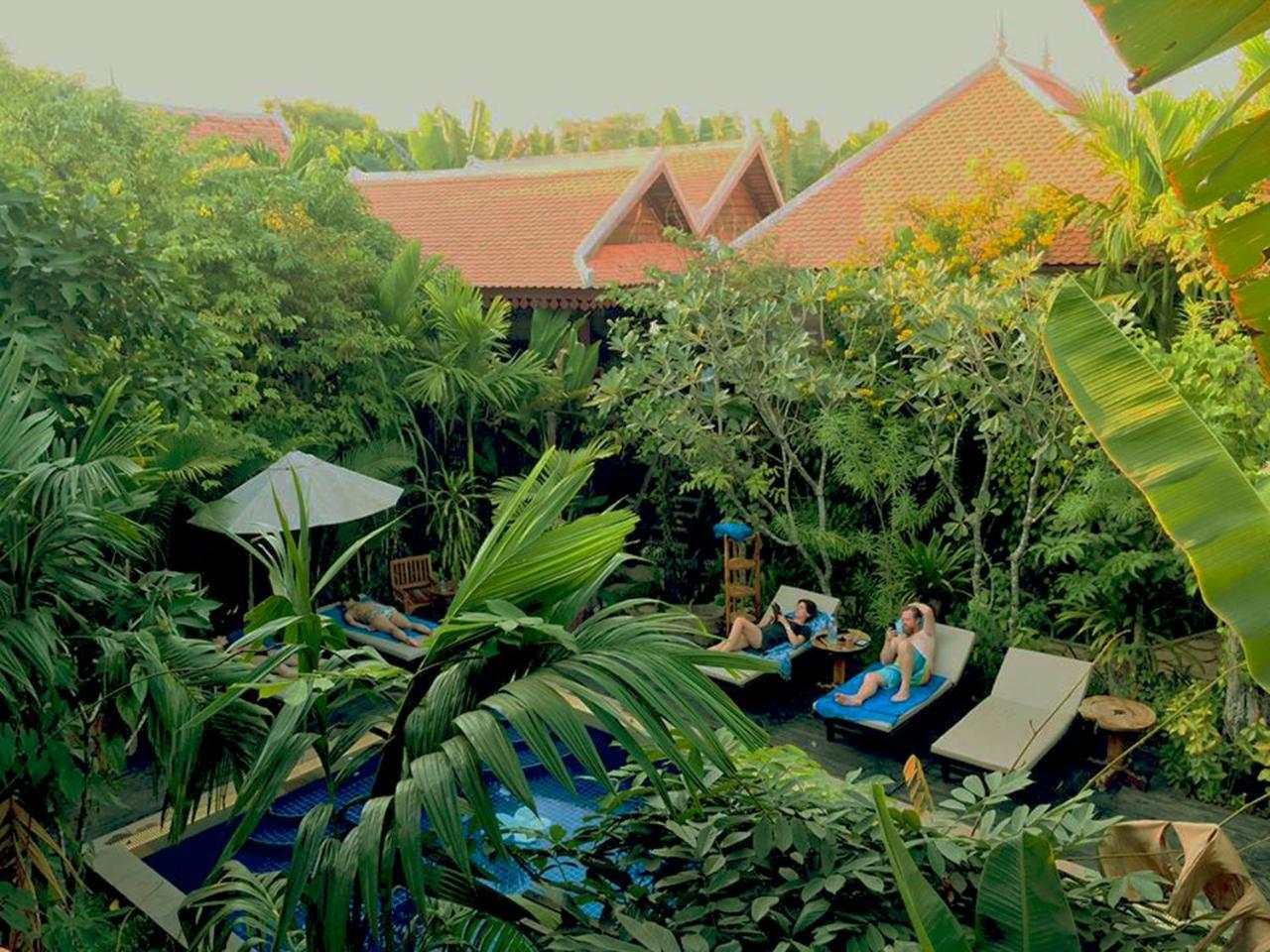 Malu Khmer Villa Siem Reap Extérieur photo